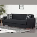 Marlo Living room Set - Black 3 seater