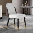 kitchen tufted dining chair in a modern dining room