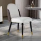 kitchen tufted dining chair in a modern dining room