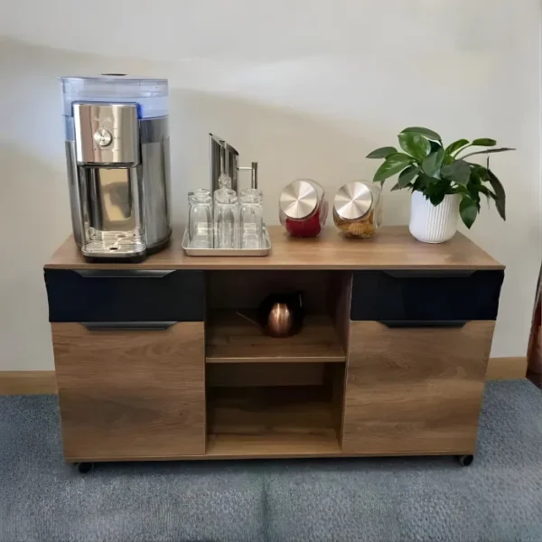 Oak Credenza