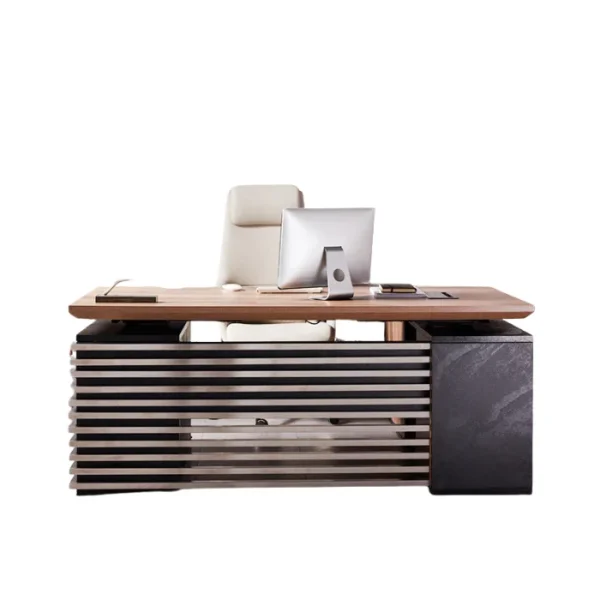 Oak-Slate-Executive-Desk Oak-Slate-Executive-Desk