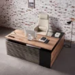 Upper view of executive desk ina modern office.