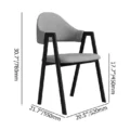 Oaklin Dining Set - Chair Dimension