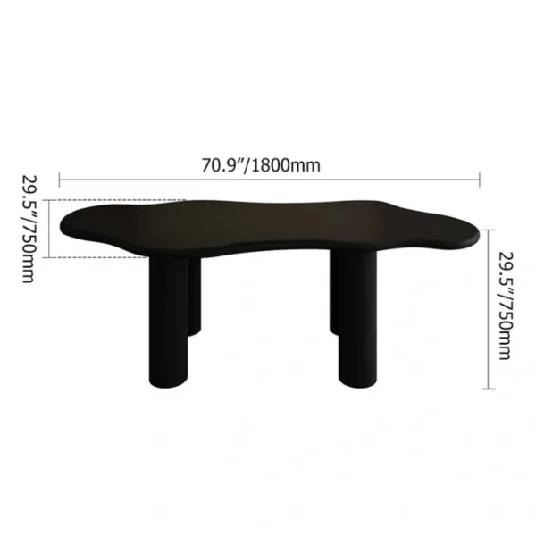 Oaklin Dining Set - Table dimension black dining table dimension