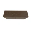 Oslo Dresser – top view of brown wooden dresser highlighting the smooth surface and natural wood grain texture.