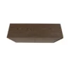 Oslo Dresser – top view of brown wooden dresser highlighting the smooth surface and natural wood grain texture.