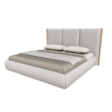 Roco Upholstered Bed - Light grey (3)