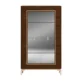 Veneer dining cabinet showing 2 front glass doors.