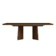 modern dining table of veneer dining set.