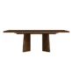 modern dining table of veneer dining set.