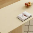 close view of table top showing whitewash texture