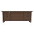 front view of apex credenza.
