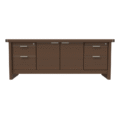 front view of apex credenza.