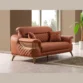 angled view of 2 seater sofa