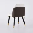 rear view of upholstered dining chair