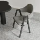 Modern Upholstered dining chair upper view