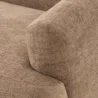 upholstered sofa's side arm.
