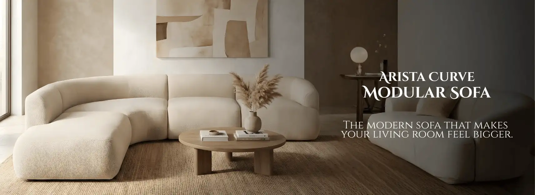 arista curve modular sofa banner image