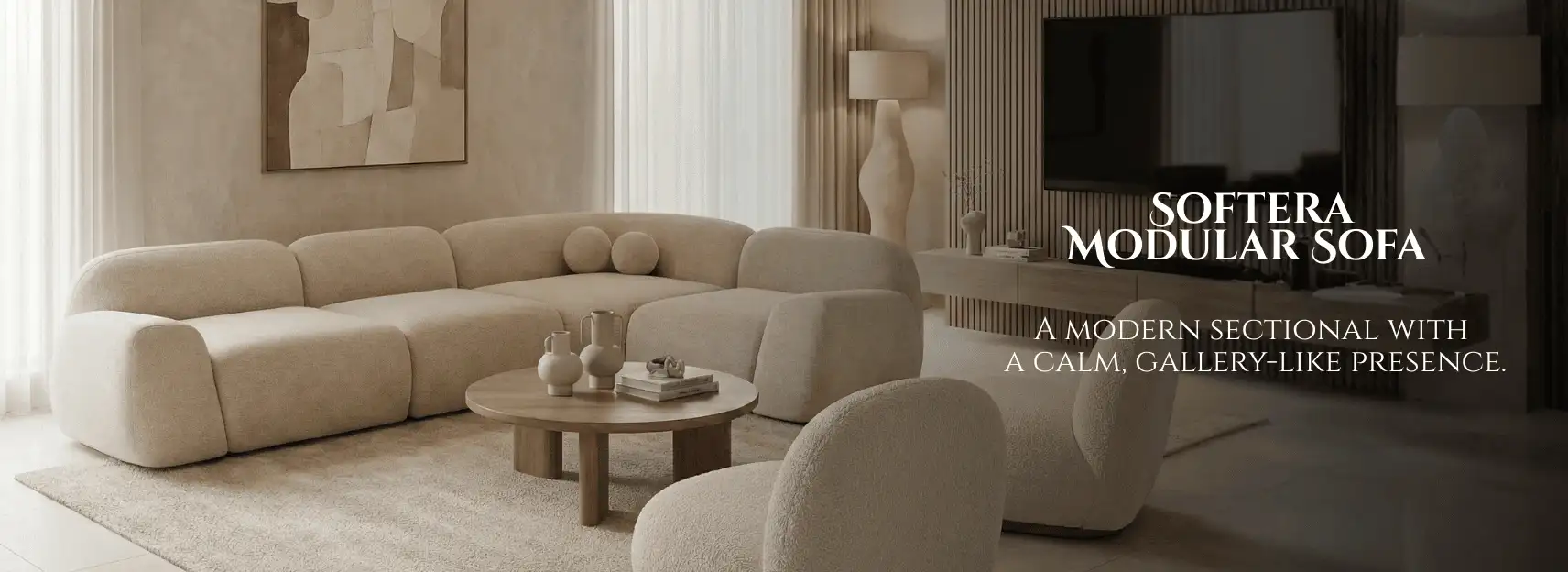 Softera modular sofa banner image