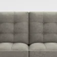 close view of grey upholstery of sofa