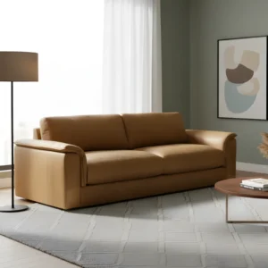 bruno curve sofa in modern livingroom