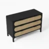 upper angled view of cane dresser