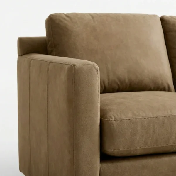 Carmel Sofa - Light Brown (6)_ armrest close view