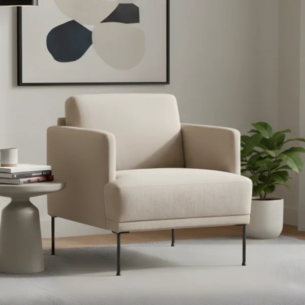ivorya armchair in modern room