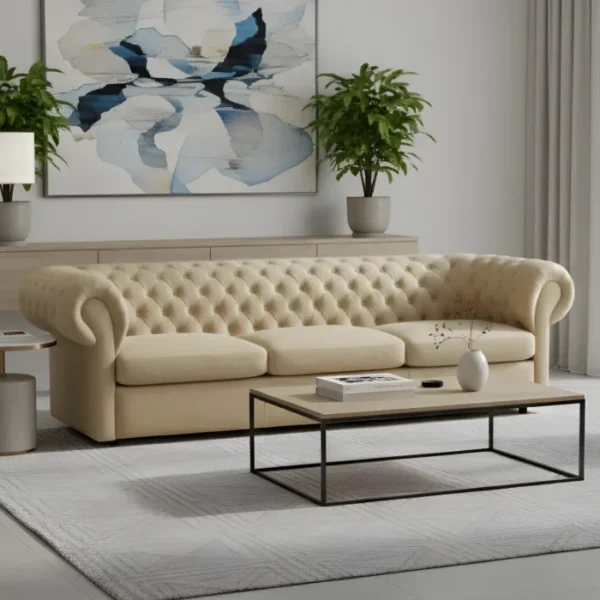 opal chester sofa in a modern livingroom
