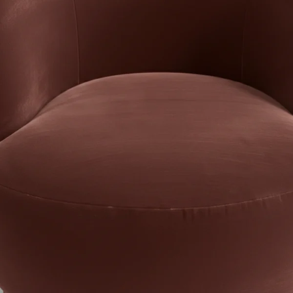 UmberHush Armchair - Umber (6) seat close view of umber armchair