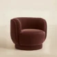UmberHush Armchair in studio background
