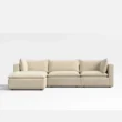 front view of modular sofa
