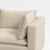 armrest close view of modular sofa