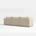 rear view of modular sofa