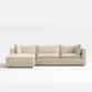 front view of modular sofa