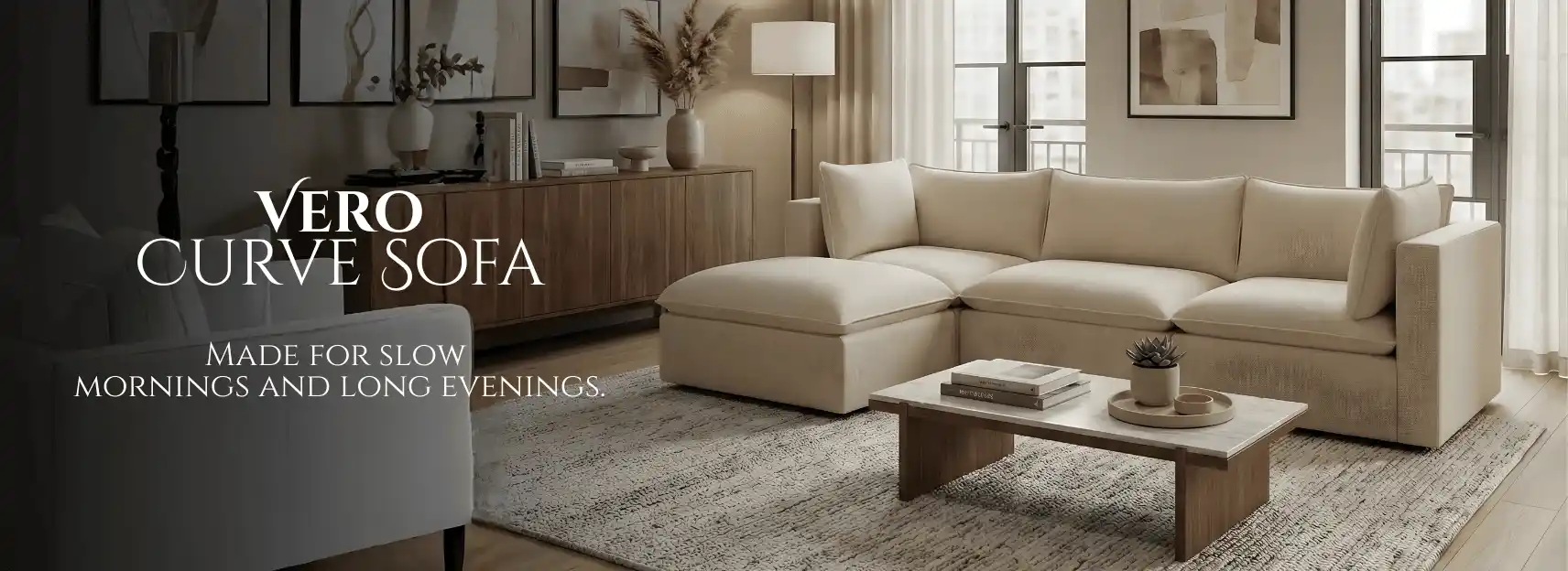 vero curve sofa banner image