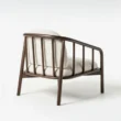 rear view of wooden armchair