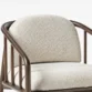 Close view of beige upholstery