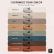 AirCush armchair colours including Warm Ivory, Sand Beige, Taupe, Camel, Sage Green, Deep Teal, Chocolate Brown and Terracotta
