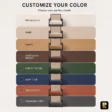 Cane Sculpt Armchair colour options including warm ivory, sand, camel, brown, green, navy, terracotta and grey