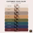 UmberHush Armchair colour options including warm ivory, sand beige, taupe, camel, olive green, deep teal, navy blue and burgundy