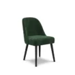 angled view of green chair