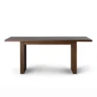 front view of dining table