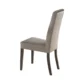 rear view of beige chair
