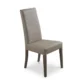 angled view of beige chair