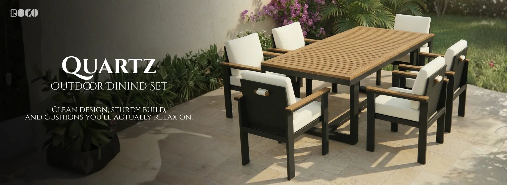 quartz outdoor dining set banner