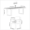 Quartz Dining Set dimension