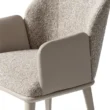 close view showing premium microfiber armrest
