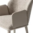 close view showing premium microfiber armrest