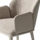 close view showing premium microfiber armrest